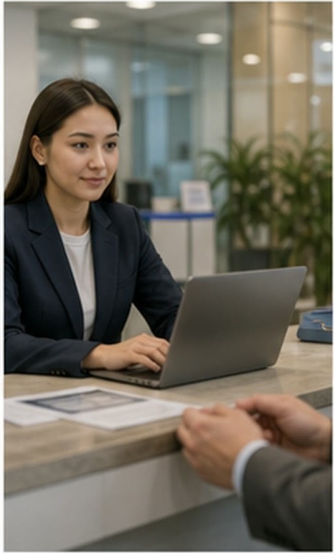 Kazakhstan bank for export paperwork