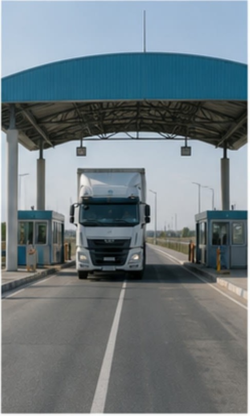 Kazakhstan road border crossing point